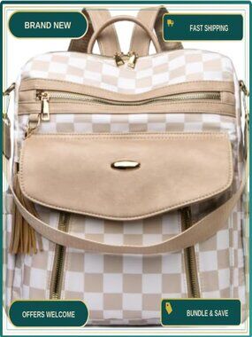 Nylon Backpack Purse Convertible Anti-Theft Shoulder Bag Travel Daypack